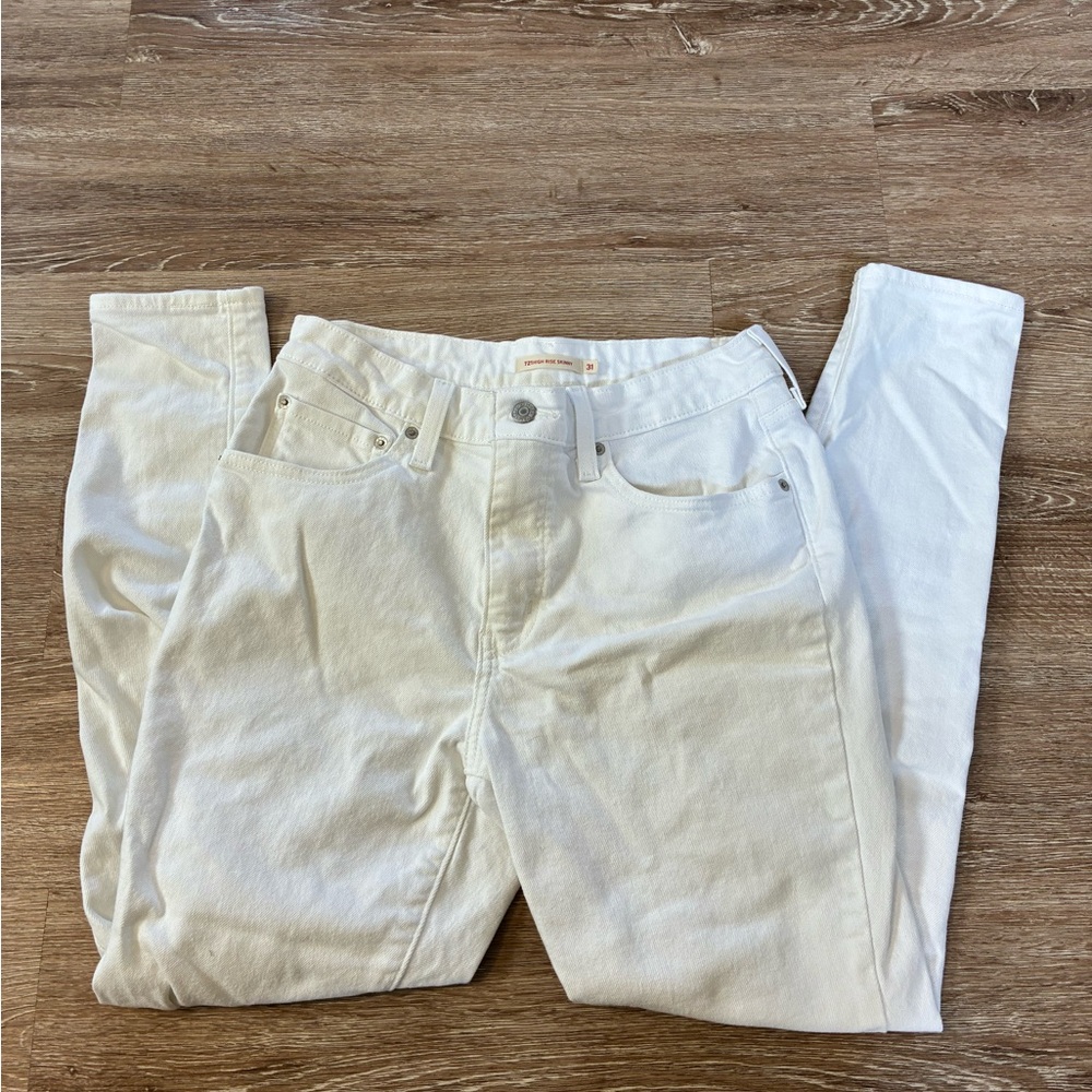 Levi's White Women's Skinny Jeans